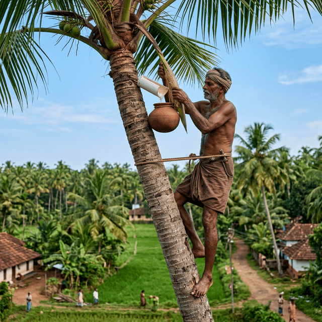 Palm Toddy Tapping